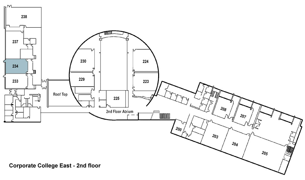 Room 233 Map Location