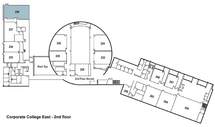 Room 238 Map Location