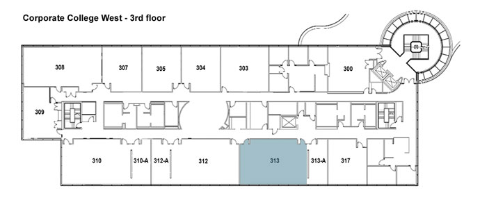 Room 313 Map Location