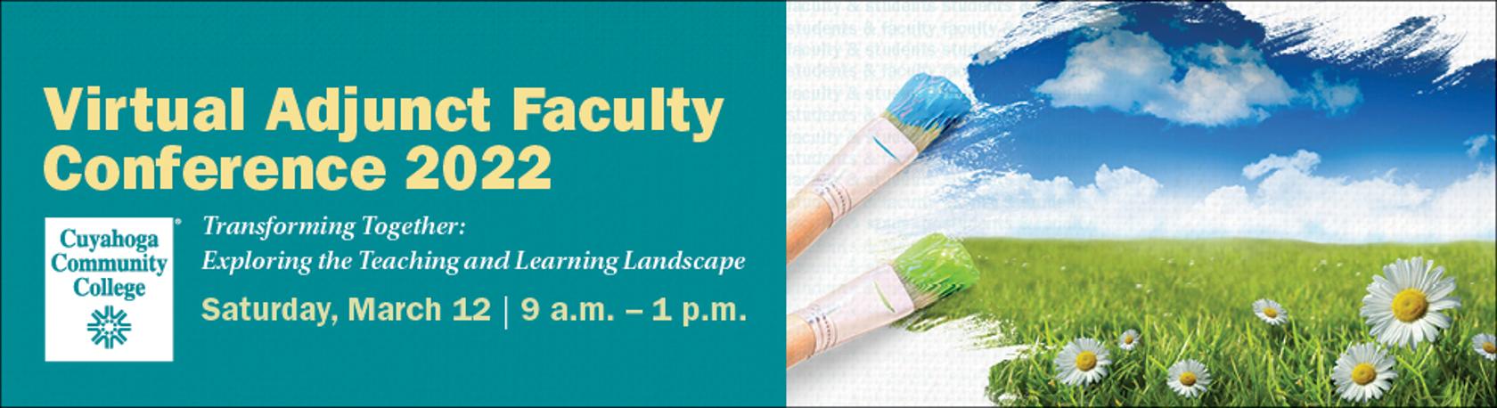 2022 adjunct faculty conference banner