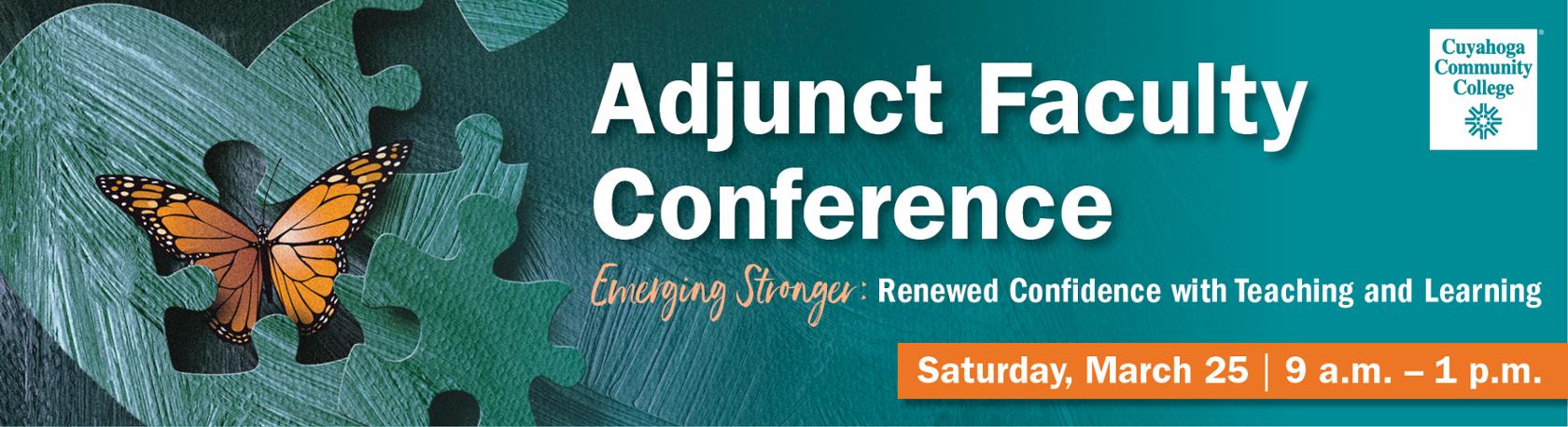 2023 adjunct faculty conference banner