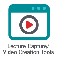 LECTURE CAPTURE/VIDEO CREATION TOOLS - create screen recordings or record webcasts
