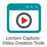 LECTURE CAPTURE/VIDEO CREATION TOOLS - create screen recordings or record webcasts