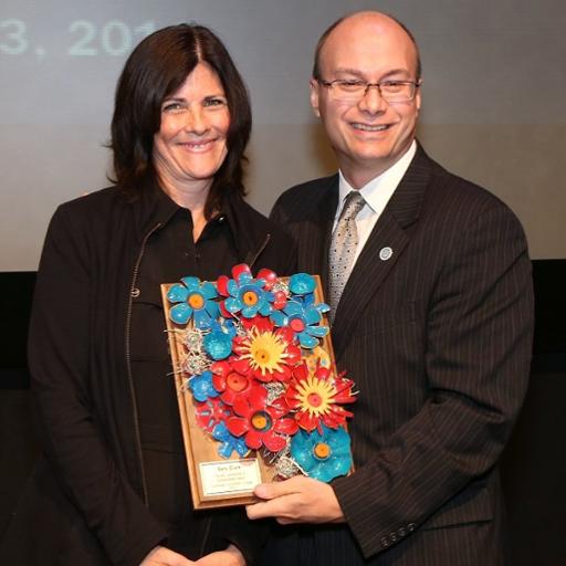 Picture of Sara Clark, 2016 winner of the Faculty Leadership in Sustainability Award