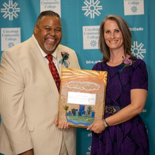 Picture of Dr. Erica Stevenson, 2022 winner of the Faculty Leadership in Sustainability Award