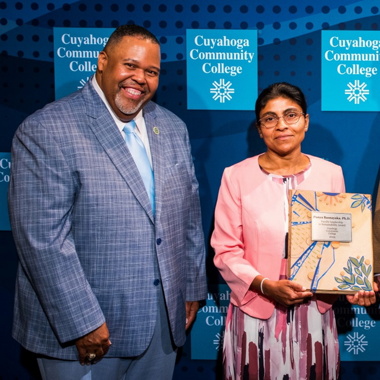 Picture of Dr. Punya Basnayaka, 2025 winner of the Faculty Leadership in Sustainability Award