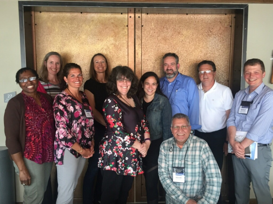 Left to right: Chandra Arthur, Amelia Caldwell, Kara DePaul, Sarah Goode, Molly Drennen, Sara Fuller, Hector Merced, Michael Wilkins, Bob Shirilla, Brad Lipinski, Stacey Souther (not pictured).