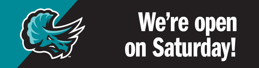 We're open on Saturday!