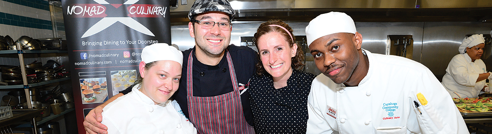 Chefs and students