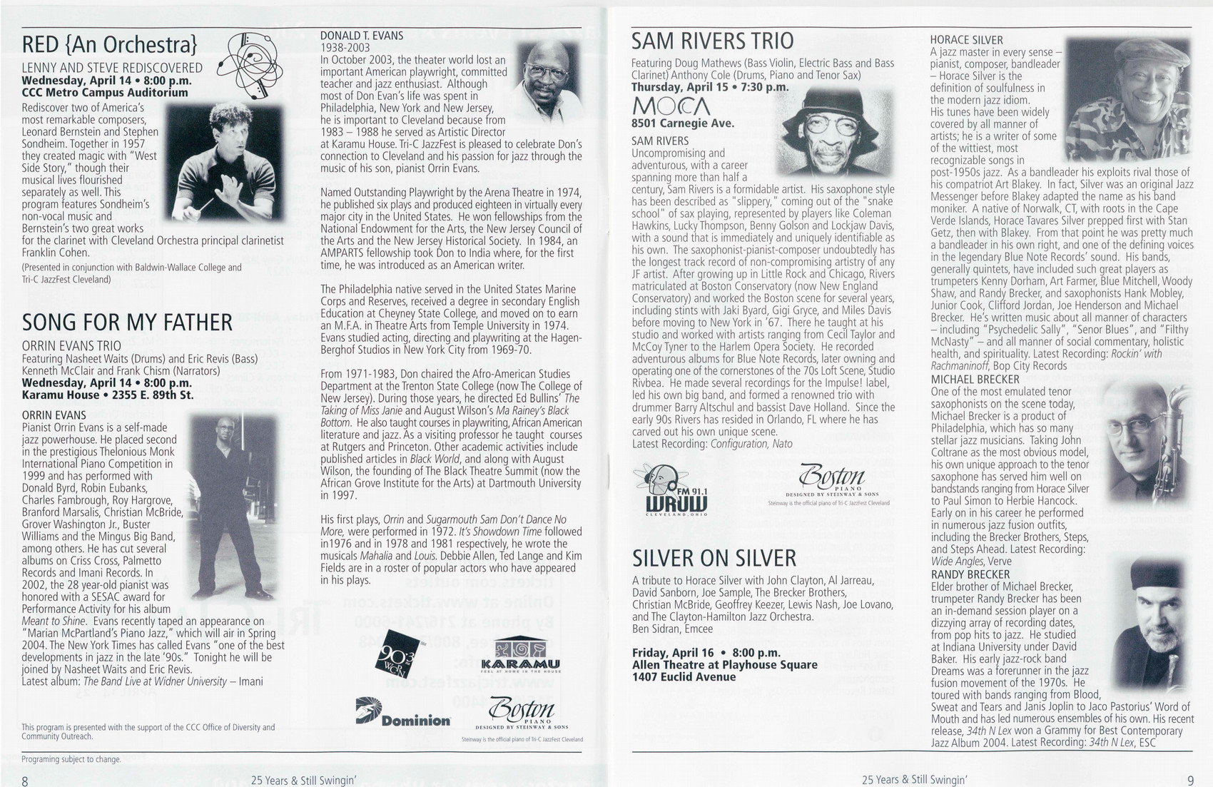 Michael & Randy Brecker Program Bio