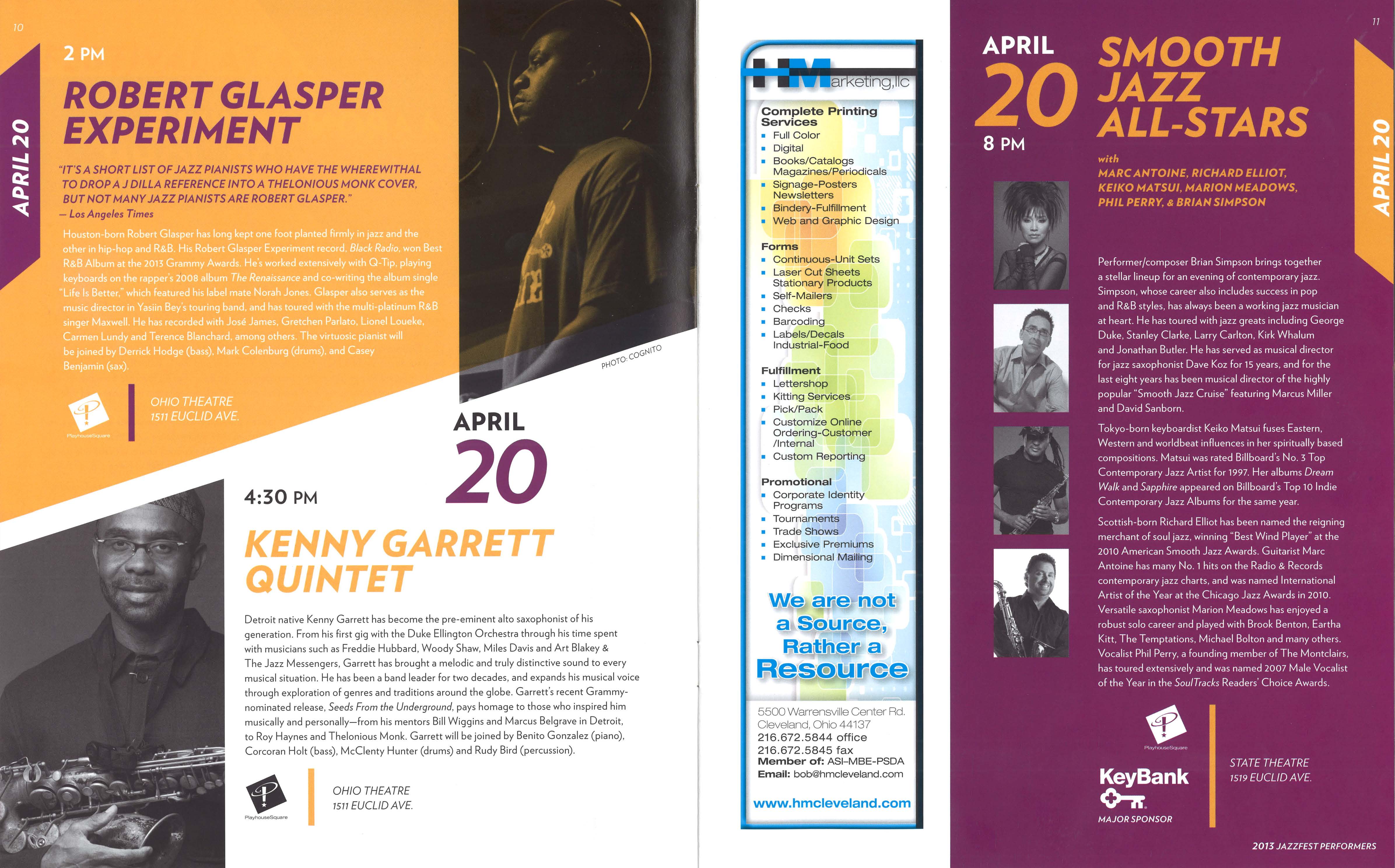 Kenny Garrett Program Bio