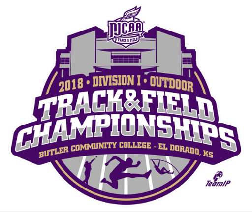 2018 NJCAA Division I Track Championships Logo