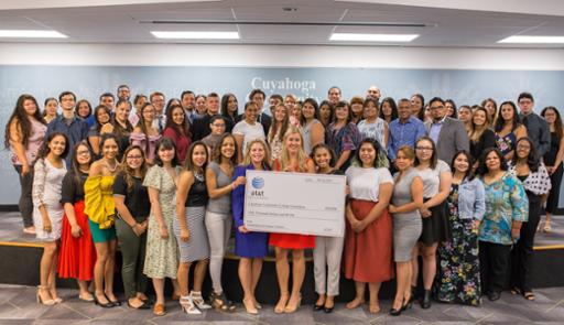 Tri-C scholarship recipients at the 2019 Hispanic Scholarship Luncheon