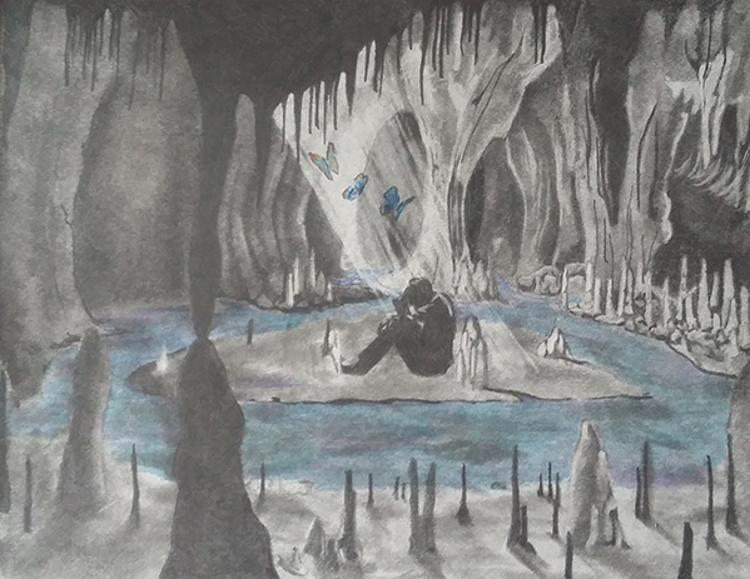 Art by Dennis Naugle, student at Cuyahoga Community College and Ursuline College.