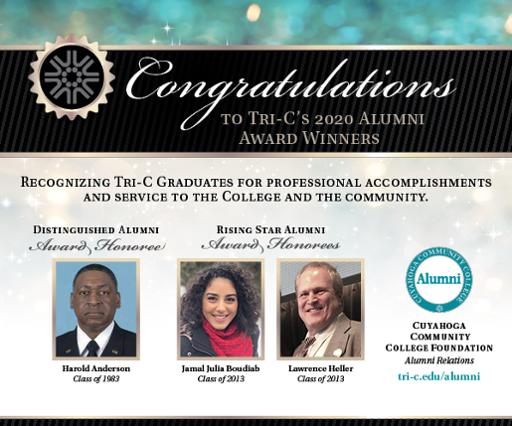 2020 Tri-C Alumni Award winners