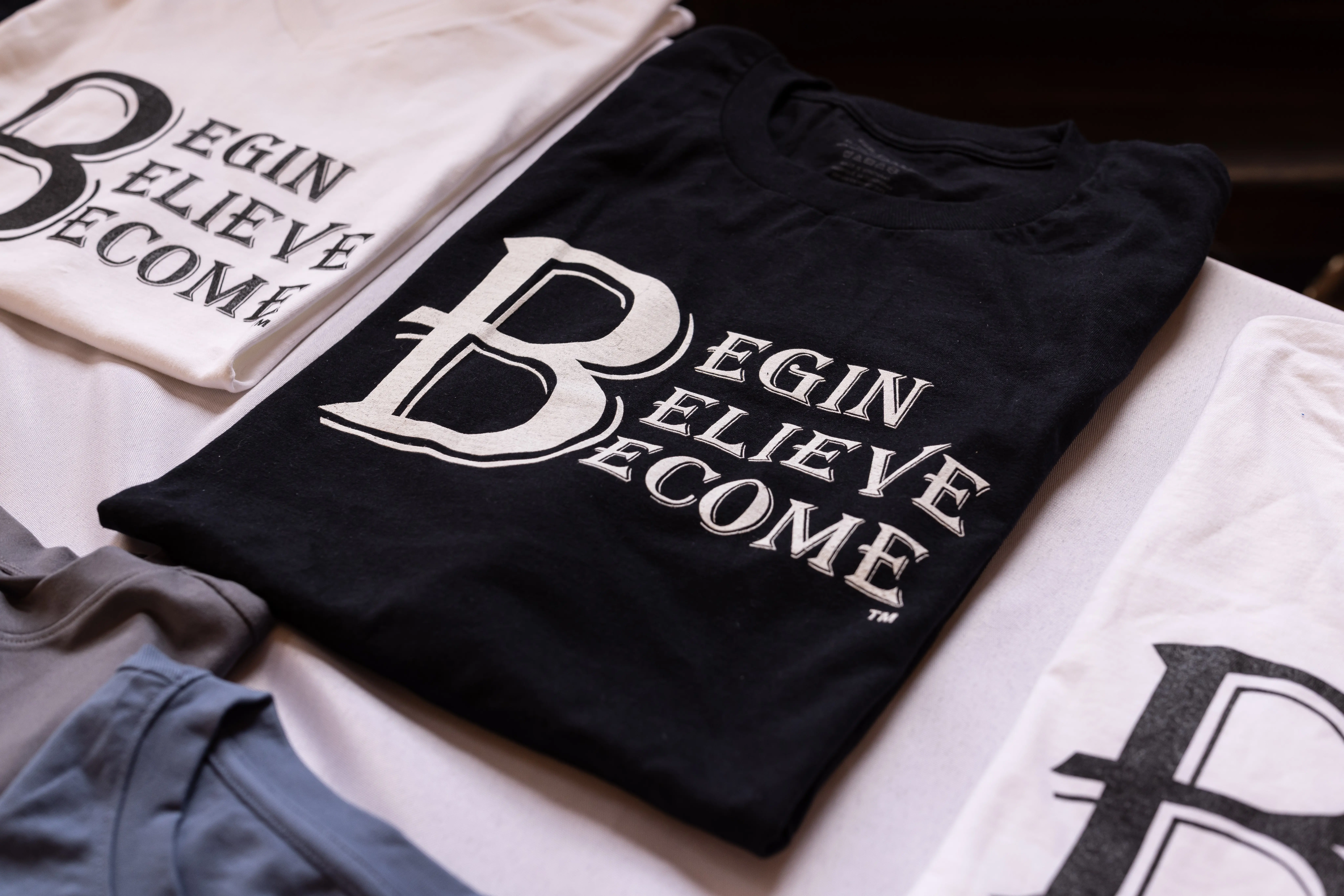 Begin Believe Become t shirt