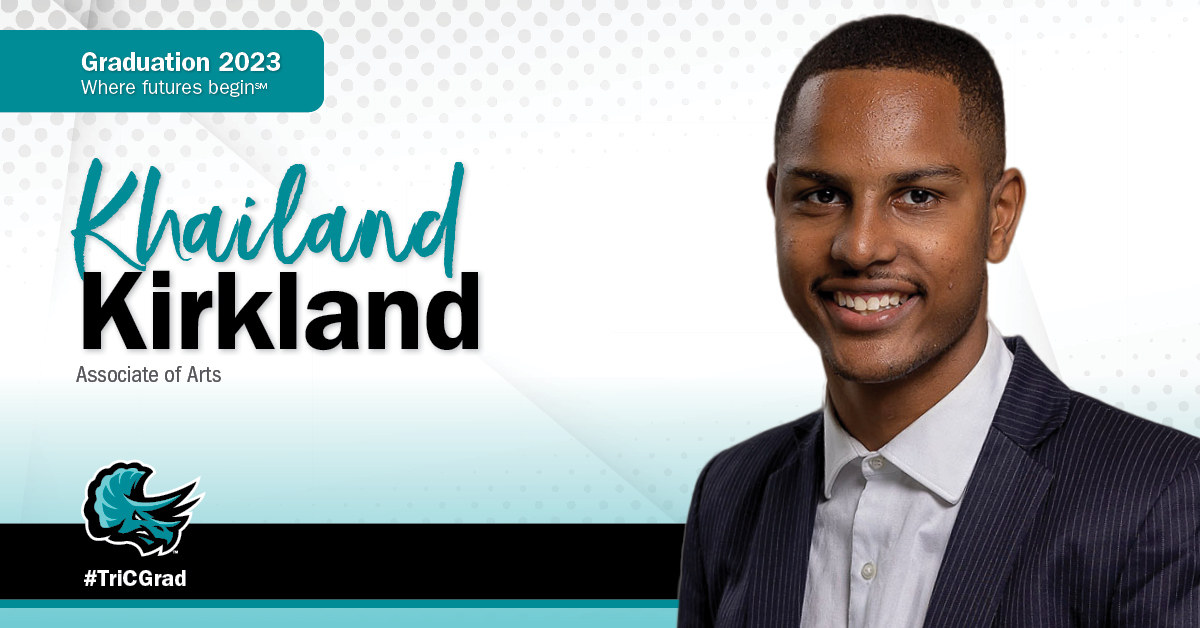 Tri C Spring 2023 Graduate Profile Khailand Kirkland Tri C Spring 2023 Graduate Profile Khailand Kirkland