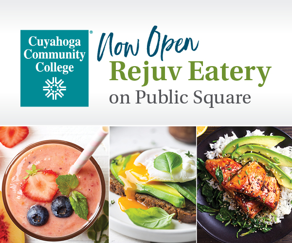 Graphic with images of three culinary dishes