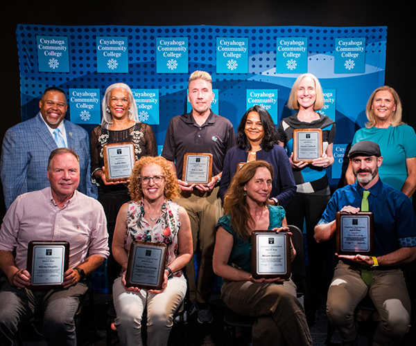 Photo of faculty who were honored with the 2025 Excellence in Teaching Award