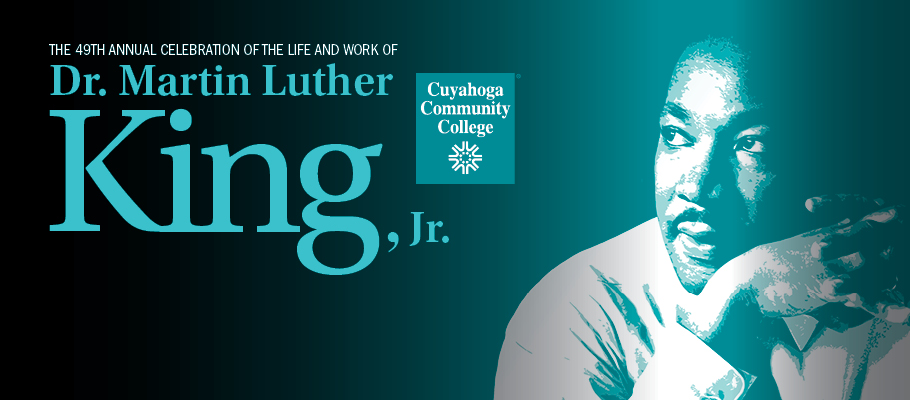 Graphic with image of Dr. Martin Luther King