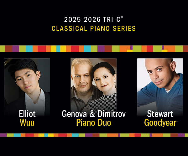 Graphic with images of Elliot Wuu, Aglika Genova and Liuben Dimitrov, and Stewart Goodyear