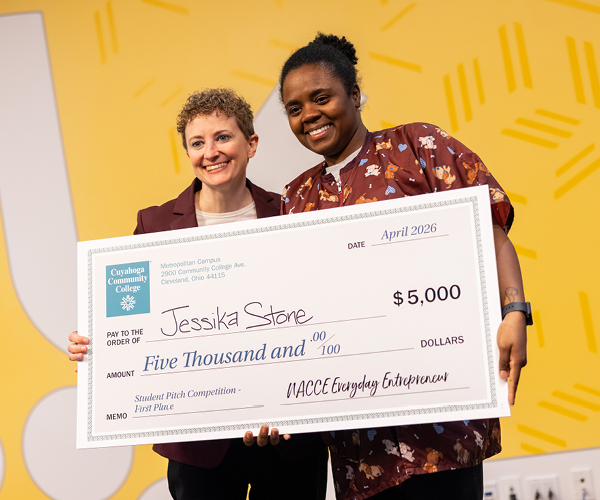 Image of Jessiak Stone at the Student Pitch Competition