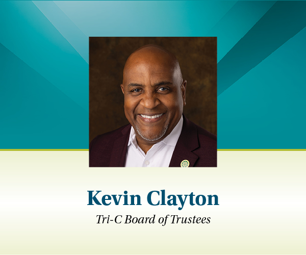 Graphic with image of Kevin Clayton