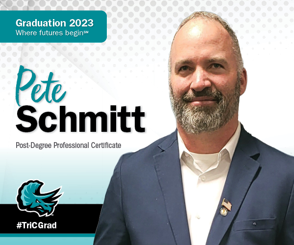 Graphic of Pete Schmitt