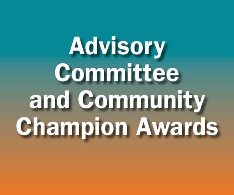 Advisory Committee Community Champion text image
