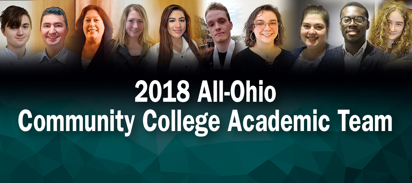 Tri-C Students on the 2018 All-Ohio Community College Academic Team