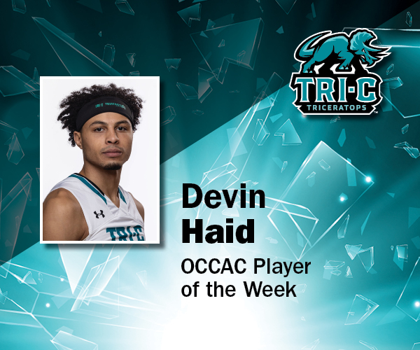 Graphic with image of Devin Haid