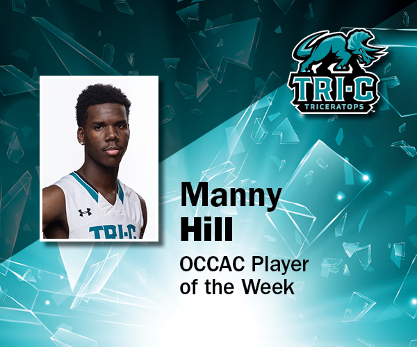 Graphic with image of Manny Hill