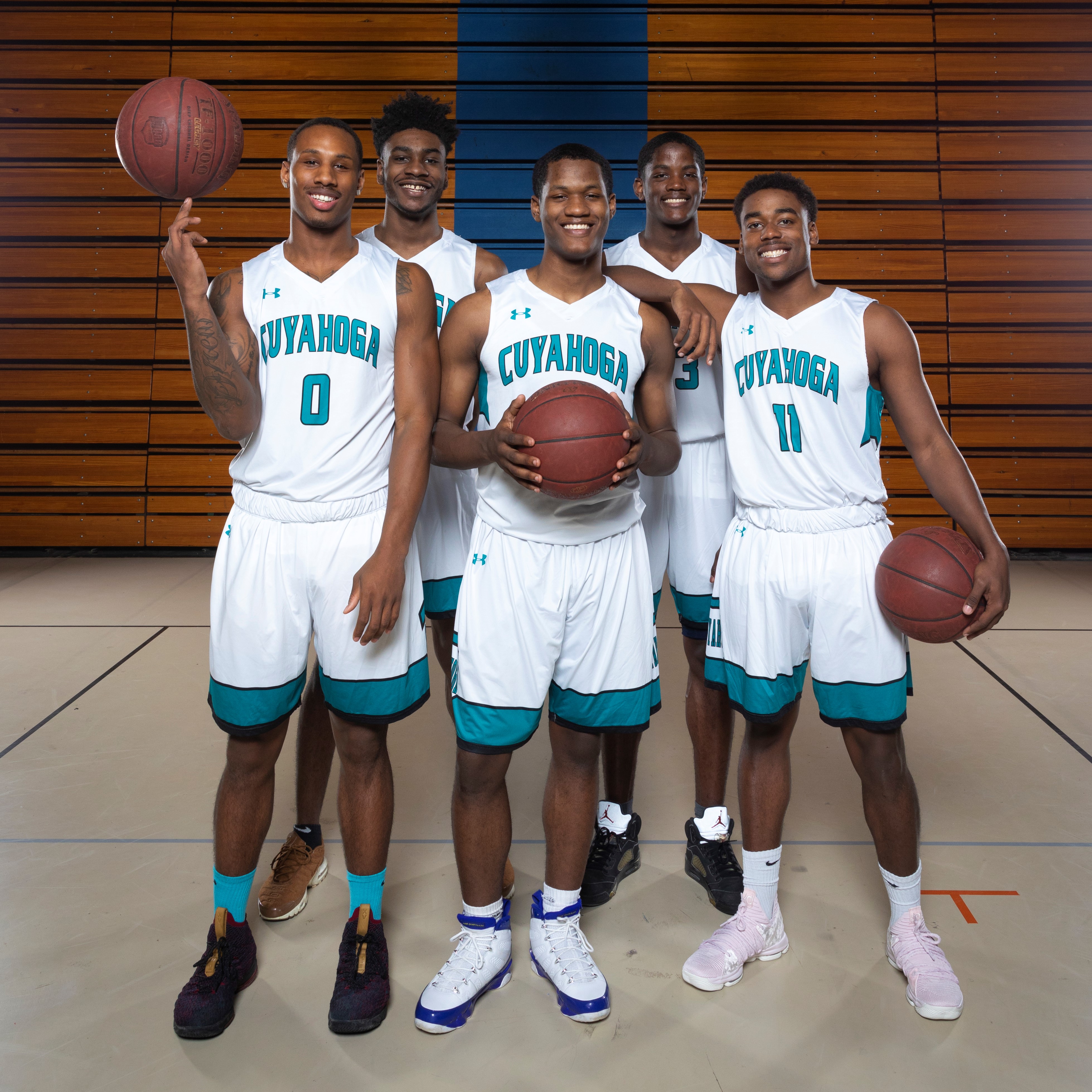 Graduates from the Tri-C men's basketball team