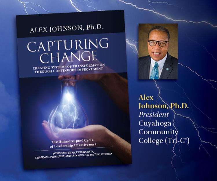 Capturing Change book cover and Alex Johnson portrait