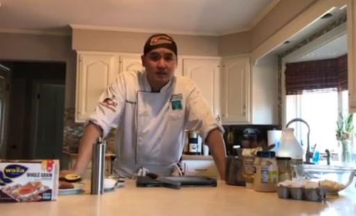 Tri-C Chef Ky-Wai Wong in his home kitchen.