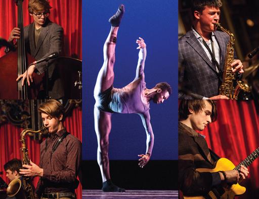 The five Tri-C Creative Arts Academy students recognized in national competition