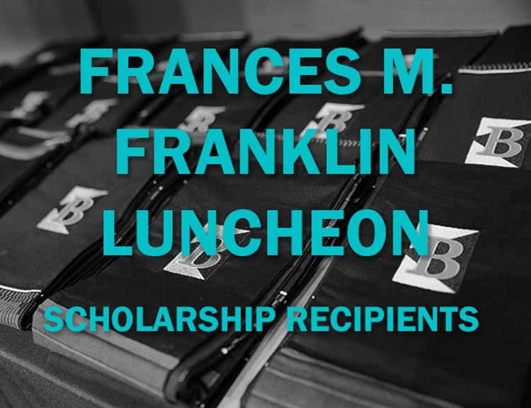 Frances M. Franklin Scholarship Recipients story image