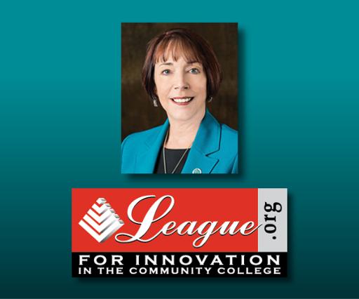 Jenny Febbo graphic with League for Innovation logo
