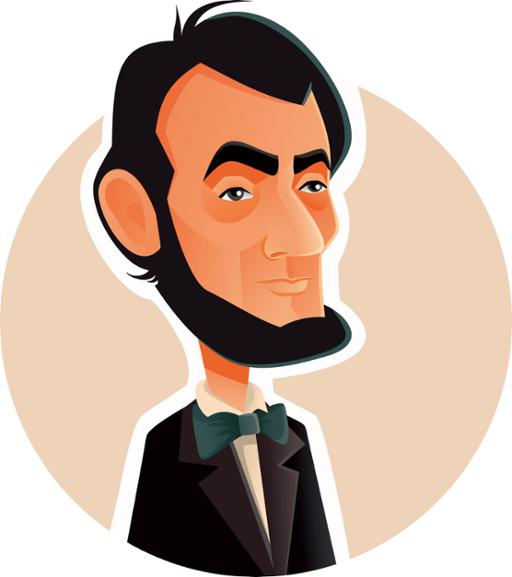 Abraham Lincoln illustration