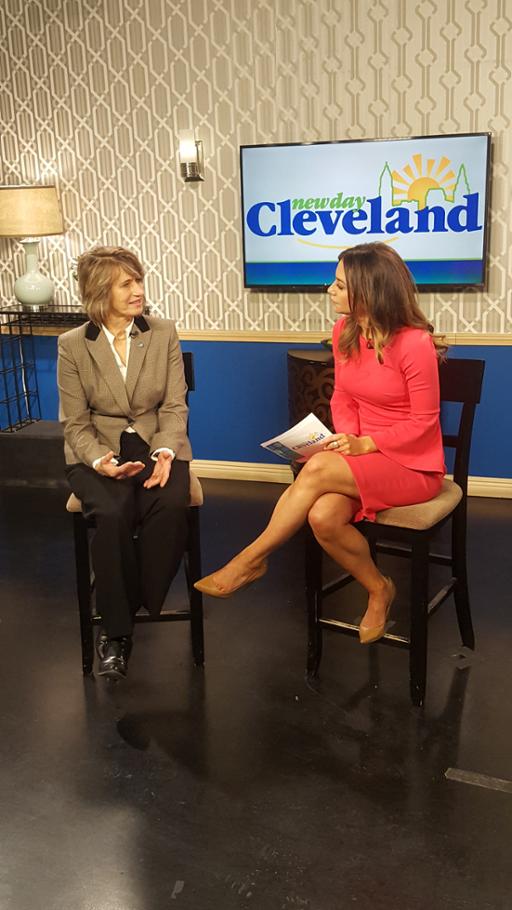 Tri-C’s Linda Muren visits set of New Day Cleveland to discuss free tax clinics
