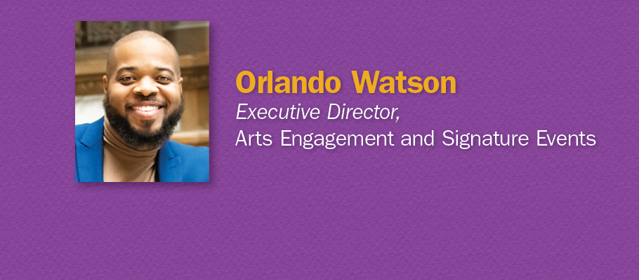 Graphic with image of Orlando Watson
