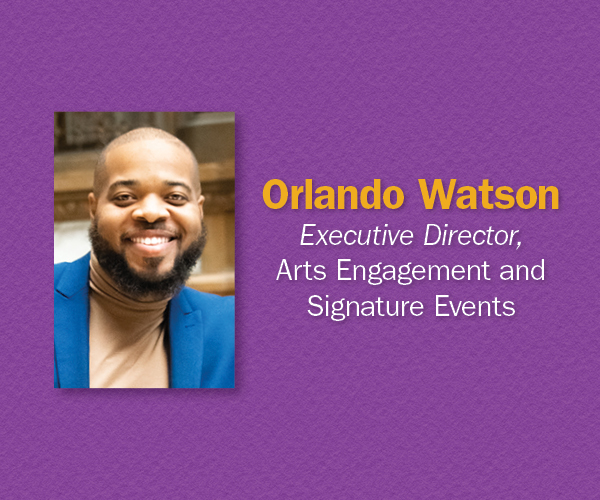 Graphic with image of Orlando Watson
