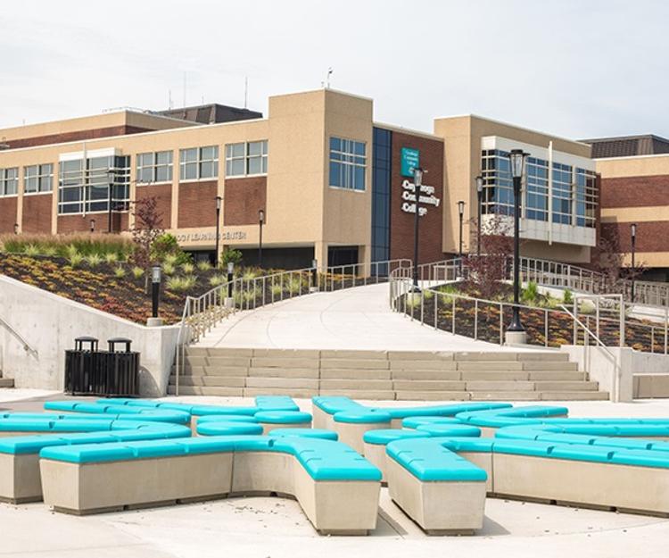 Metro Campus northeast plaza