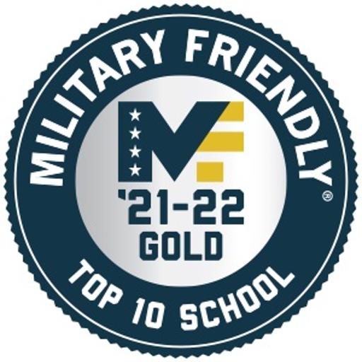 Military Friendly Top 10 badge