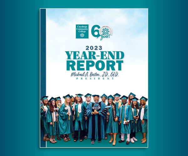Graphic with image of Year-End Report