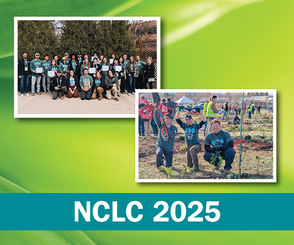 Graphic with images of Tri-C's Plant Science and Landscape Technology competition team