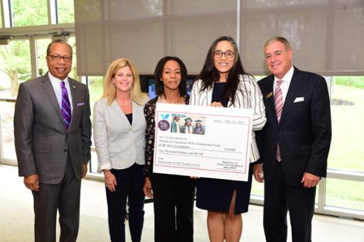 Tri-C President Alex Johnson, Tri-C Foundation President Megan O'Bryan, WIT Director Cicely Campbell, former Tri-C Trustee Rachel Von Hendrix and Trustee Chair Andrew E. Randall