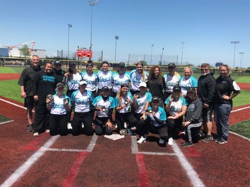 Tri-C softball team after winning the district title