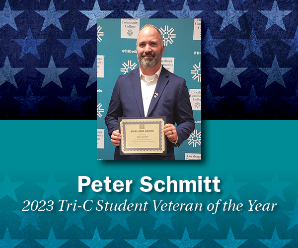 Graphic with image of Pete Schmitt