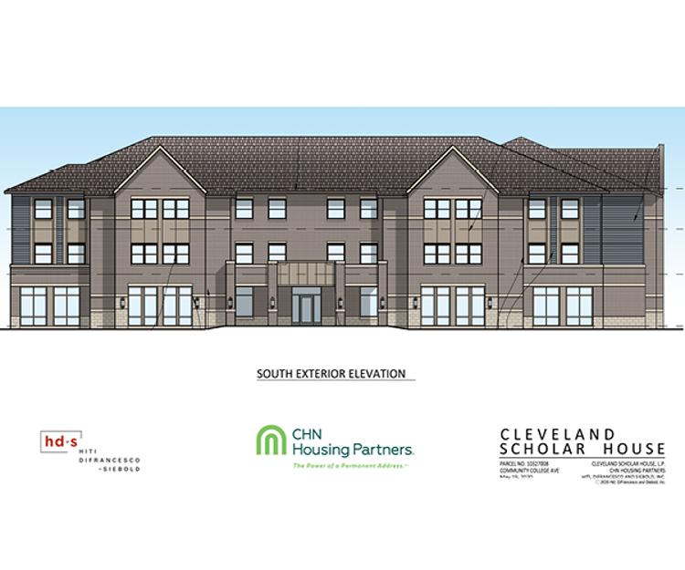Cleveland Scholar House architectural rendering